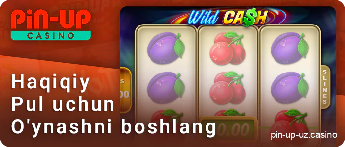 PIN Up Casino'da haqiqiy pul bilan o'ynashni boshlang